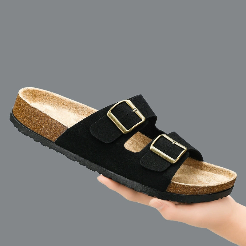 Мужские пляжные шлепанцы с толстой мягкой подошвой для лета, для вождения, офиса и отдыха