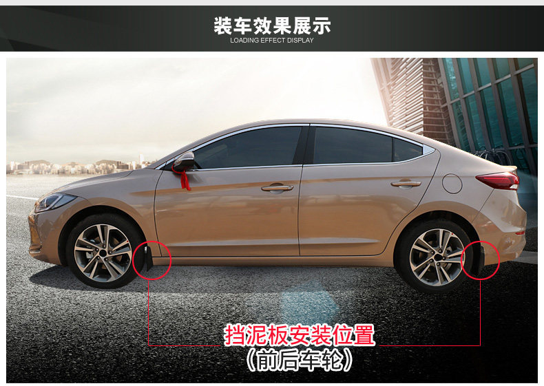 Ford Focus, Escape, Edge, Kuga, Fiesta, Mondeo, Explorer, Mud Flaps