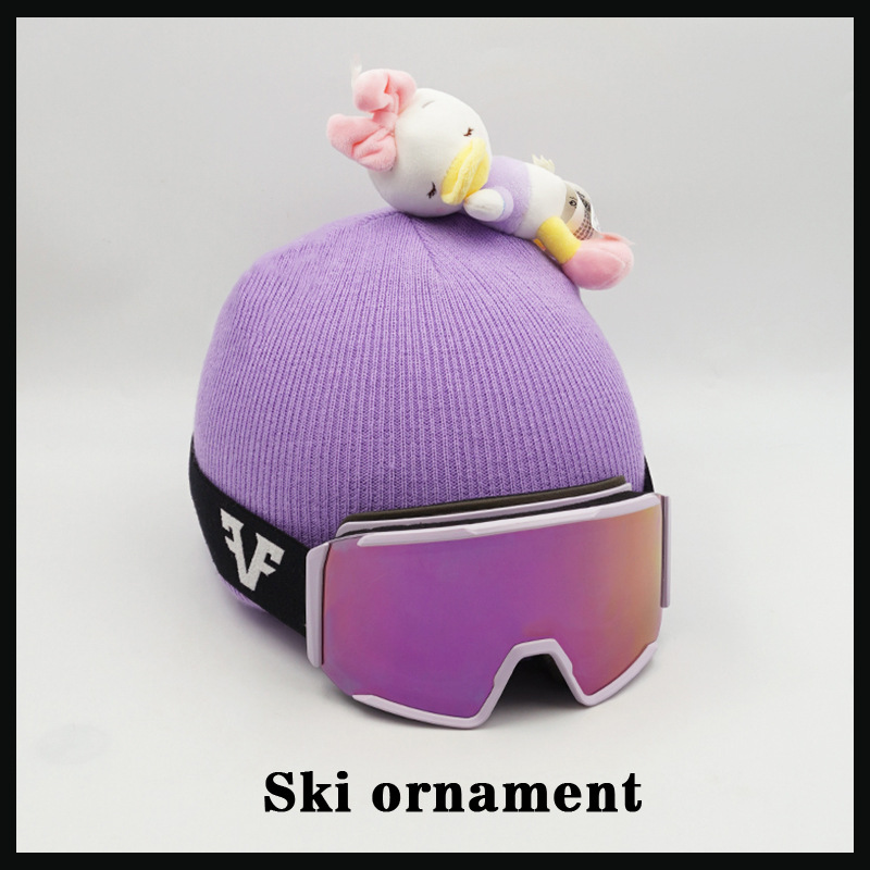 Helmet Cover Doll Ski Helmet Decoration Cartoon Creative Accessories