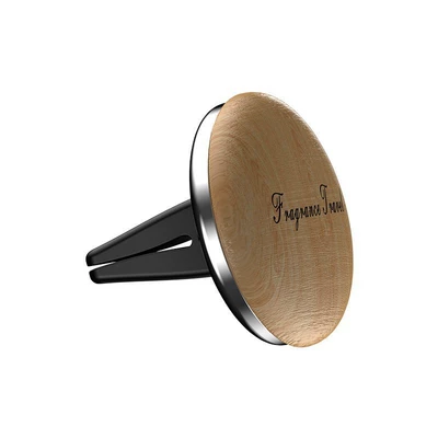 Solid Wood Car-Mounted Solid Aromatherapy Car Perfume Aromatherapy - beech-wood-with-blue-wind-chime-freesia-fragrance-tablets