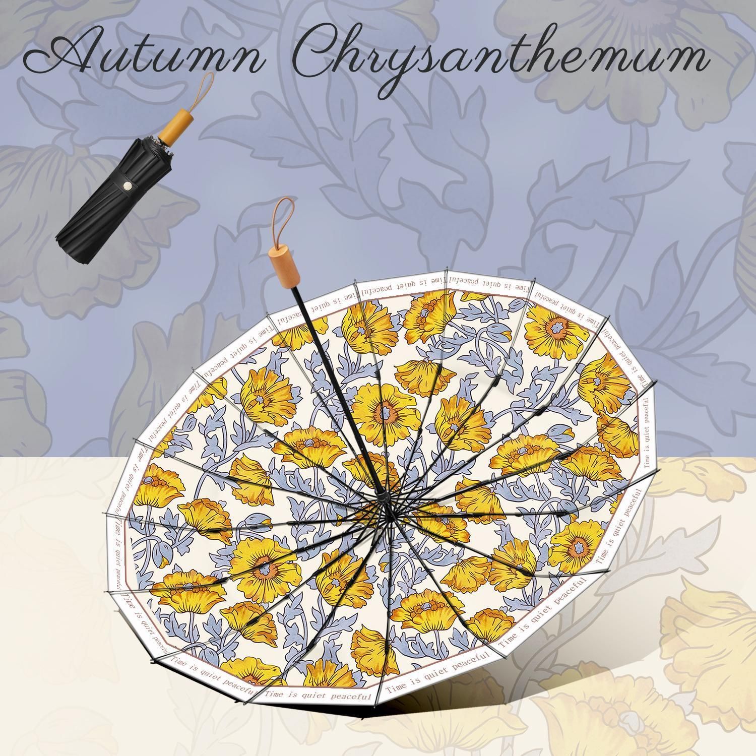 손으로 열 수 있는 16K 비닐 블랙 폴 블랙 프레임 Qiuju