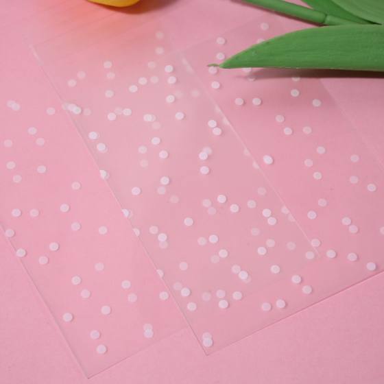 Simple frosted white point self-adhesive bag small size 8*10 3OPP self-adhesive bag card bag manufacturers wholesale
