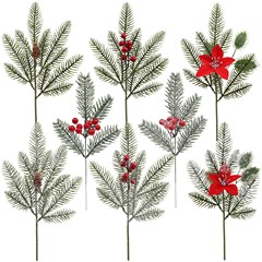 クリスマスの松の針の祝日の配置をシミュレーションします。