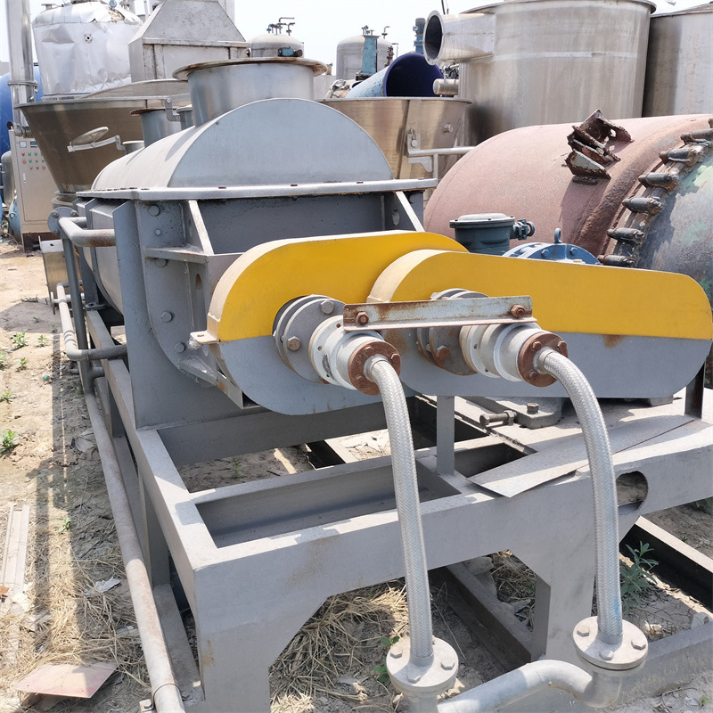 二手双轴桨叶干燥机 不锈钢卧式空心干燥设备 污泥烘干机