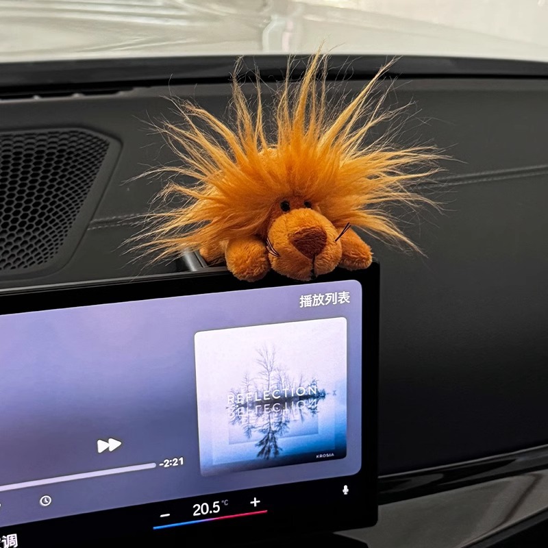 Car interior decorations ornaments car car center console car interior creative center control screen lying down ornaments screen