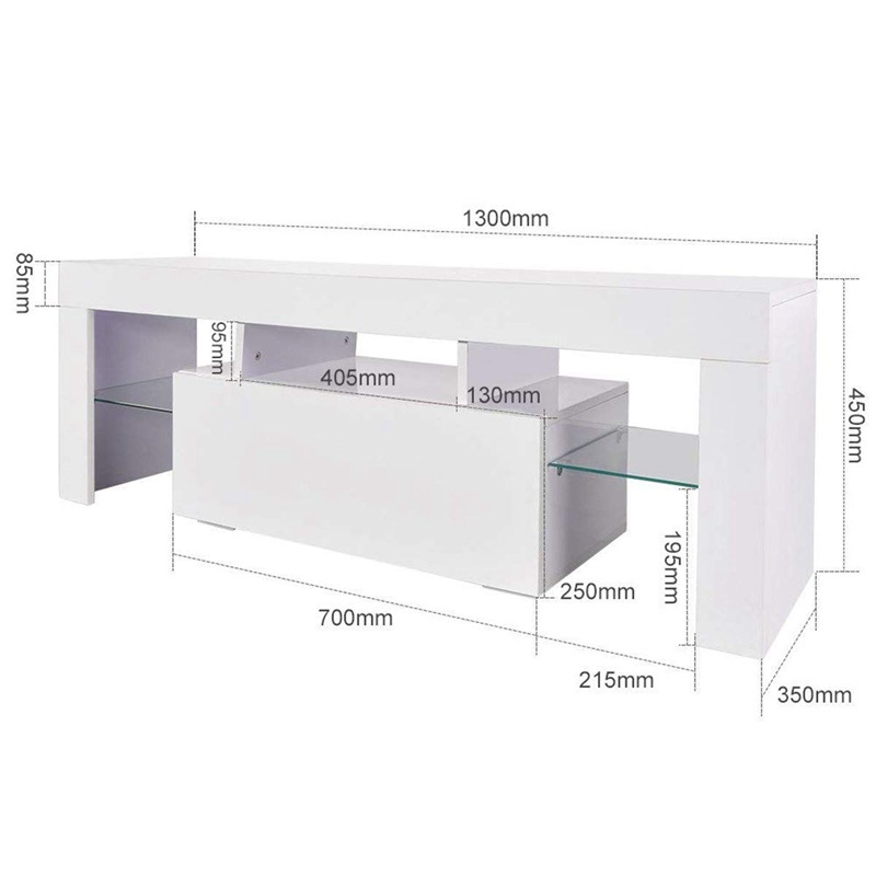 Gabinete de TV simple sala de estar moderna con lámpara de inducción hogar Luz película de lujo y gabinete de televisión apartamento pequeño gabinete de piso