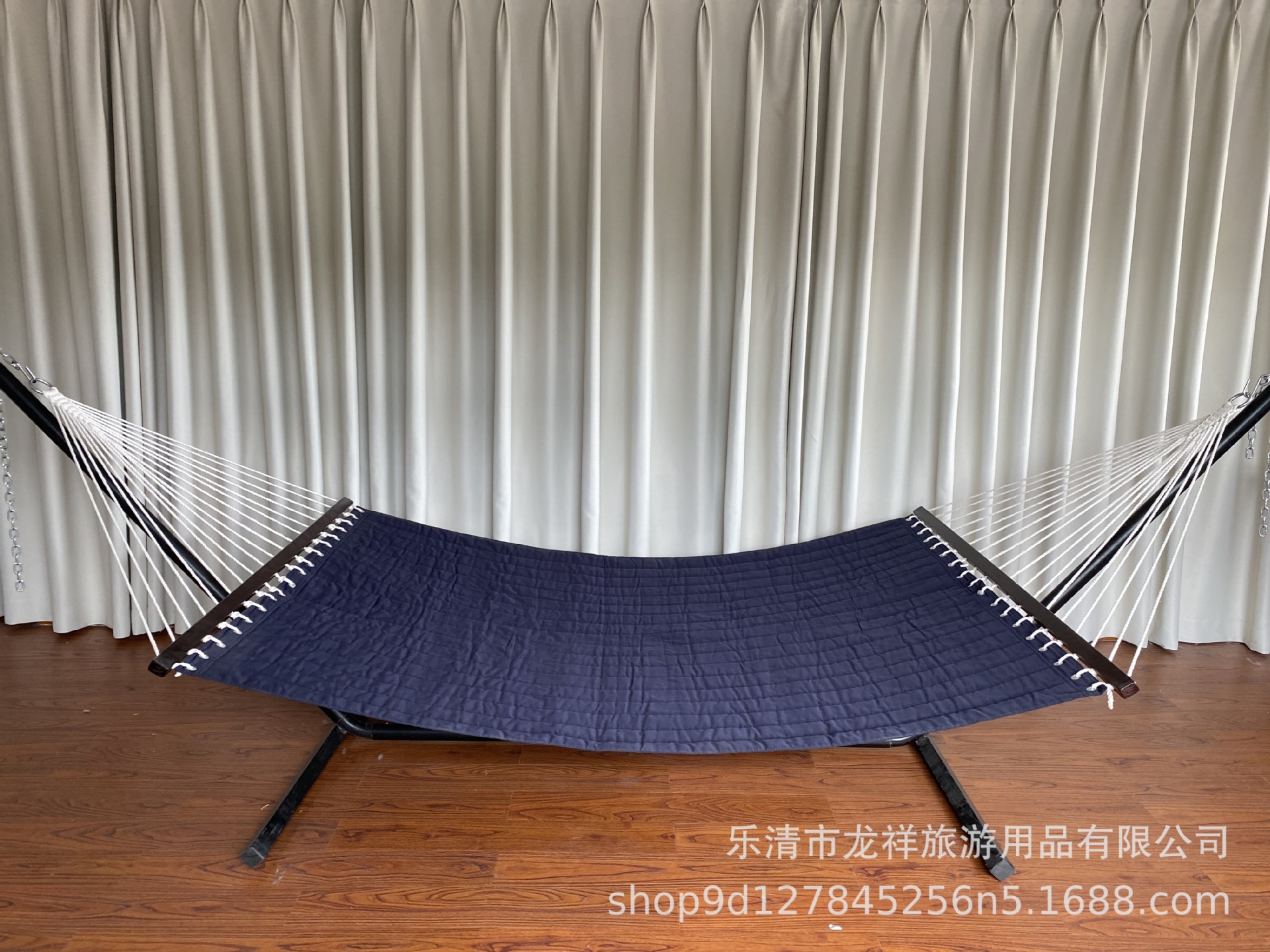 200*140cm 네이비 블루 화이트 로프