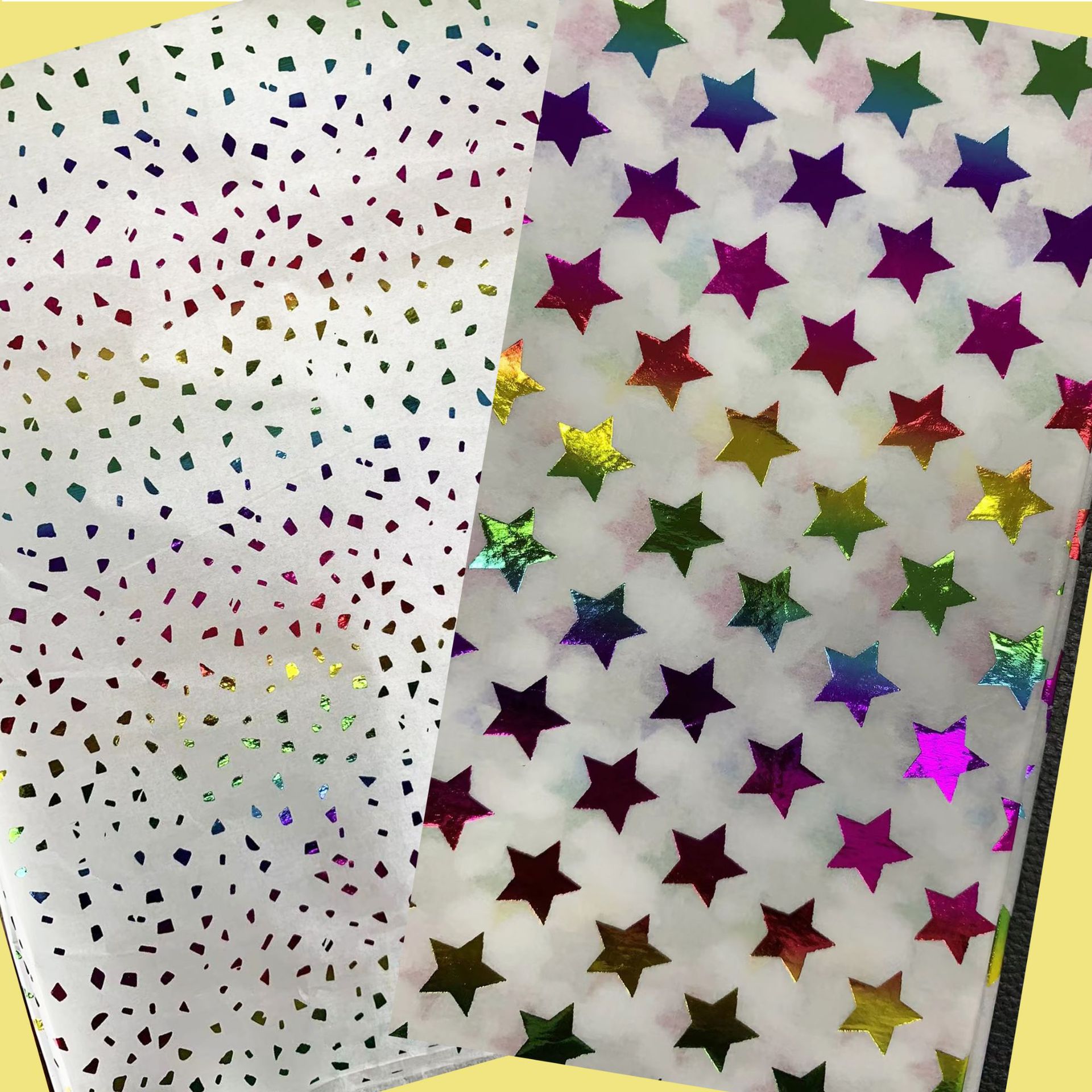 拷贝纸烫金烫银提升包装品质17G薄页纸棉纸烫印工艺