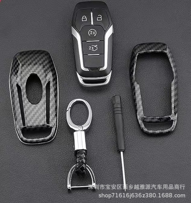 Adecuado para Ford Taurus clave caso 2018 caballo salvaje Mustang clave caso protección del coche control remoto hebilla