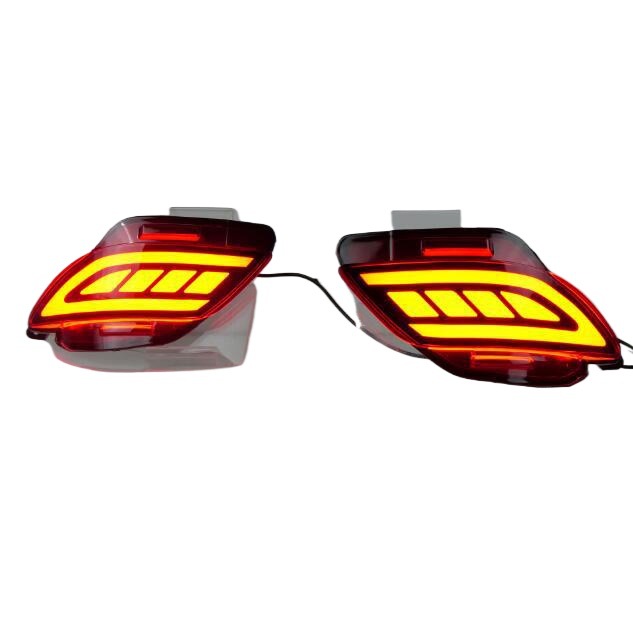 Adecuado para luz de parachoques trasero Lexus RX330 RX350 RX300 09-15 [tres funciones] lado negro lado rojo