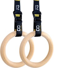 厂家定制批发室内体操健身吊环运动吊环桦木吊环套装体育吊环儿童