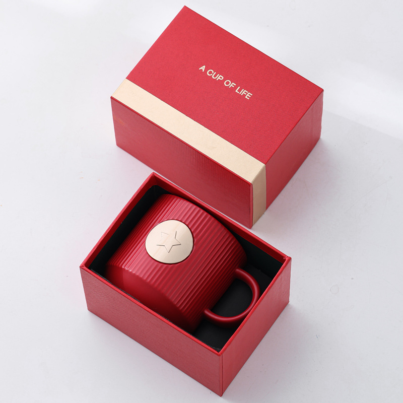 Tazas de cerámica originales, tazas de cerámica de bronce creativas, tazas de café, tazas de agua, tazas publicitarias de logotipo