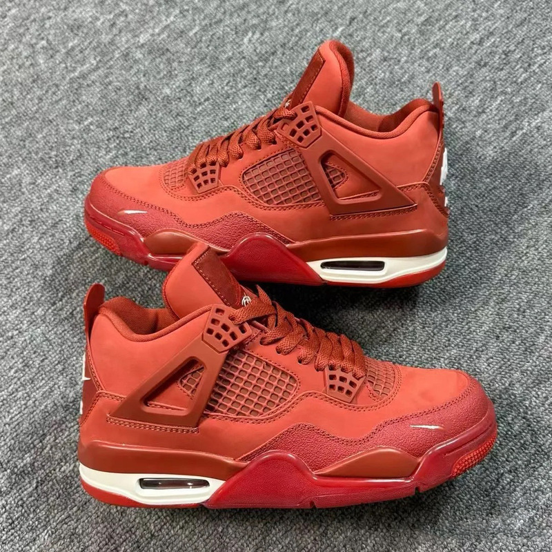 High-Quality Joe 4 Basketball Shoes, Retro Low-Cut Air-Cushion Sneakers, Versatile Fashionable Casual Sports Shoes, Couple Commuter Shoes