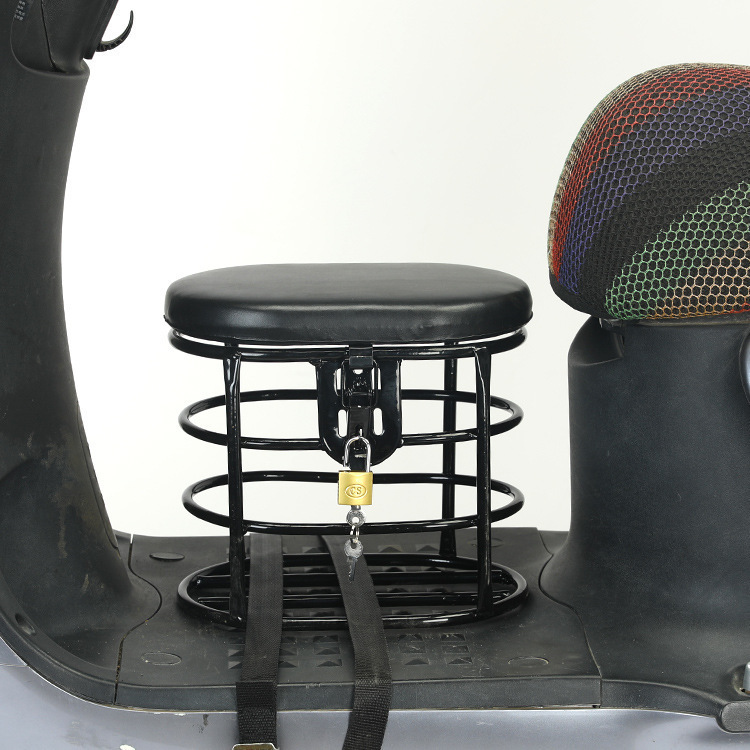 Yadi electric scooter child seat, Aima electric bike child seat, front-mounted seat for babies and toddlers, electric motorcycle baby seat