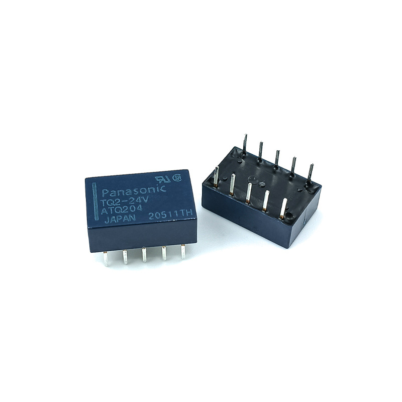 TQ2-5V原装松下信号继电器TQ2-12V两开两闭TQ2-24V/TQ2-3V 10脚2A
