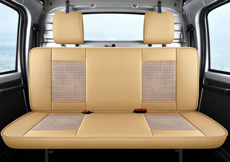 New Car Seat Cushion Full Leather Ice Silk Solid Waist Four-Season Universal Seat Cushion Five-Seater Summer Cool Car Seat Cushion