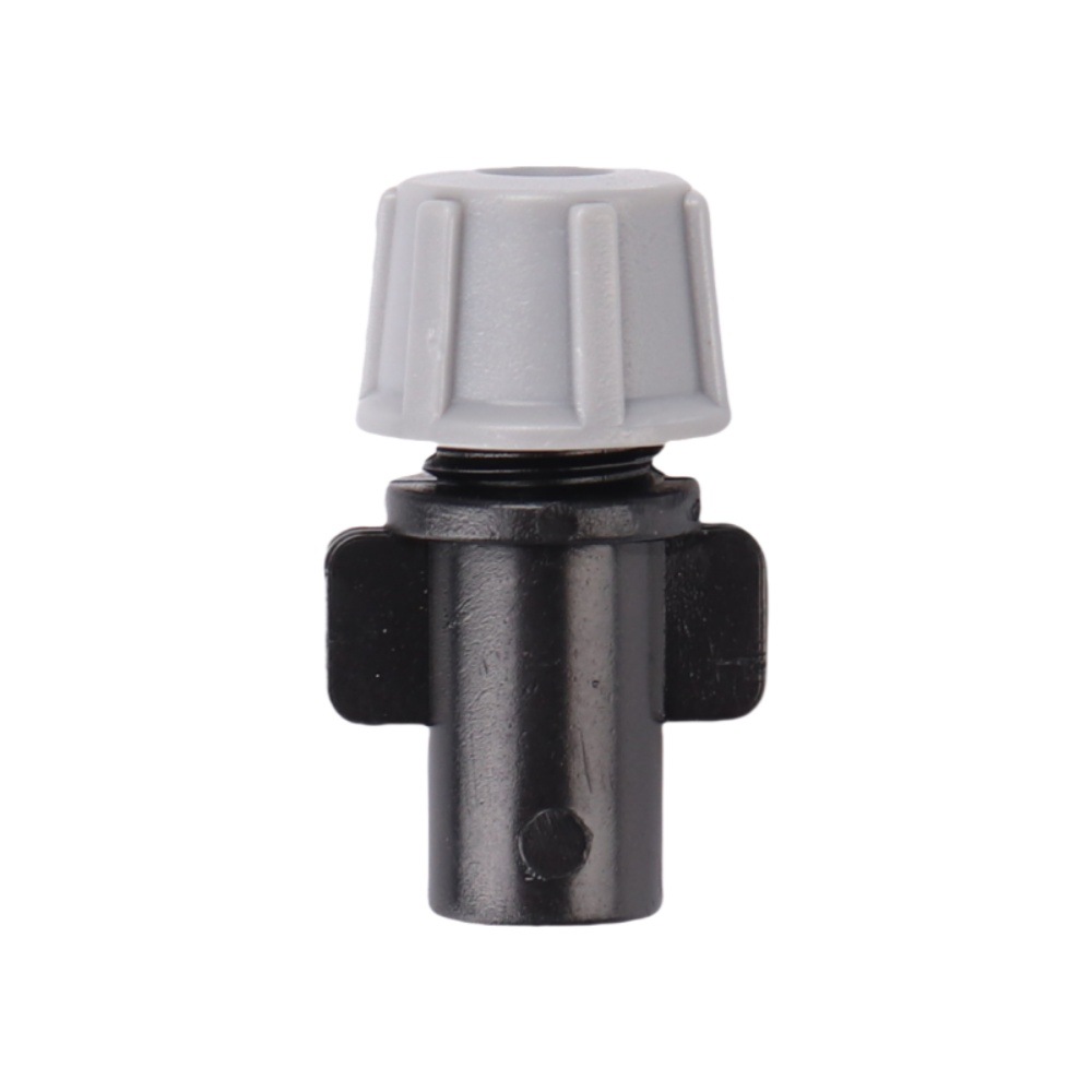 Riego de jardín aspersor de atomización gris sistema de riego por goteo de patio regador automático de flores rociador de polvo de enfriamiento micro aspersor