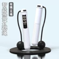Беспроводная скакалка TYPE-C, перезаряжаемая модель с умной Bluetooth-скакалкой для подсчета веса, поддерживает загрузку зарубежных приложений