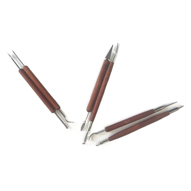 Herramientas de arcilla herramientas de arte 6 rojo tallado arcilla pintura diyFS2-37 de talla