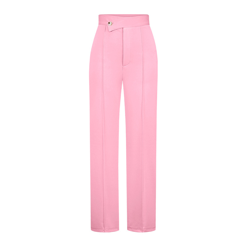 Vêtements pour femmes nouveaux pantalons décontractés automne nouveau tempérament pantalons évasés de transport polyvalents pantalons larges à la mode pour femmes_voghion.com