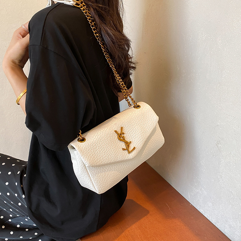 Classic Simple All-match Bag Women's 2024 Cross-border New Fashion Stylish Shoulder Underarm Commuter Shoulder Crossbody Bag