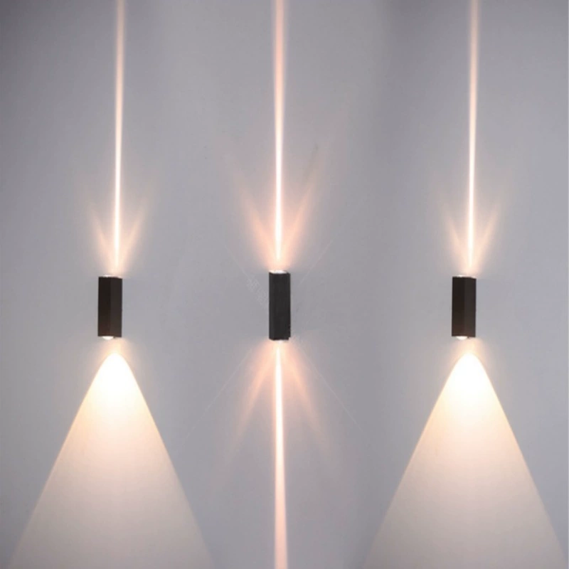 Светодиодный настенный светильник на открытом воздухе двухголовый наружный свет наружный свет водонепроницаемый дверной проем настенный светильник прожекторы дома лестницы