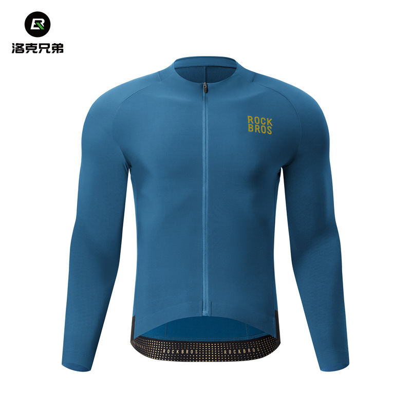 Rock Brothers Cycling Suit Fleece Warm Long Sleeve Pants Men's Professional Road Cycling Sportswear Autumn and Winter