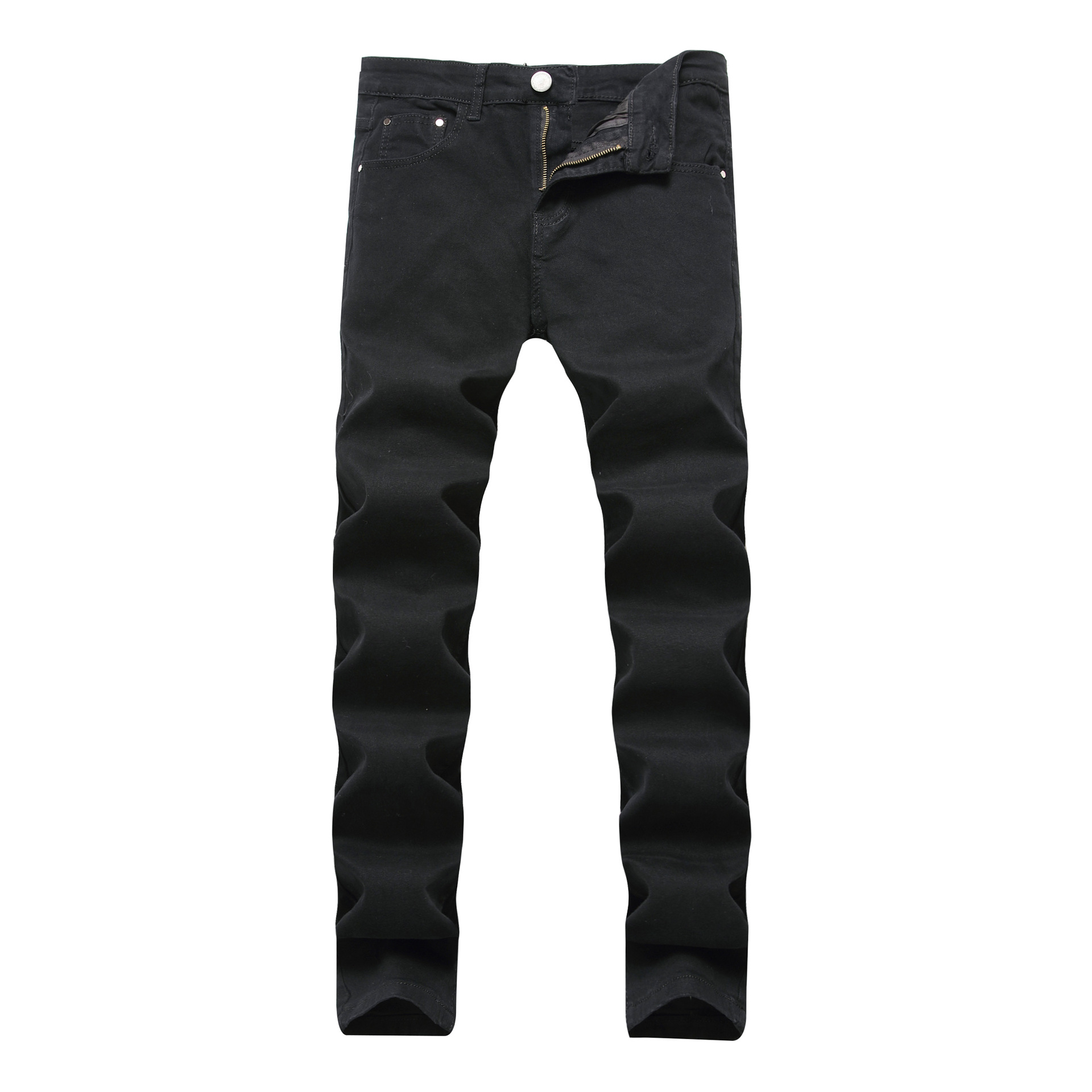 Cross-Border Hombres Stretch Slim fit nostálgico jeans slim fit casual Amazon Denim pantalones de los hombres