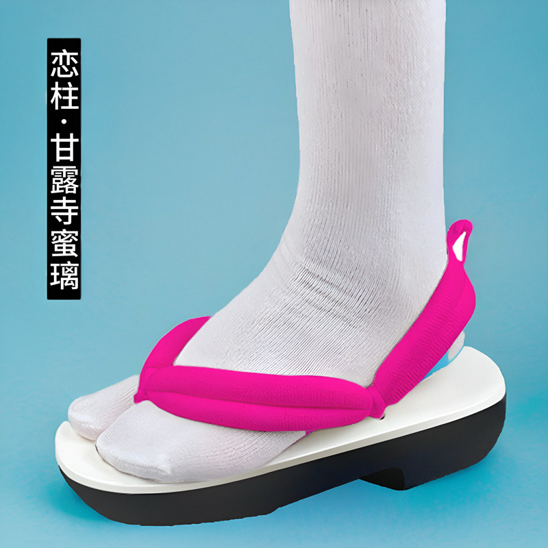 부드러운 밑창 막힘 유령 킬 블레이드 러브 칼럼 GANLU 사원 허니 유리 막힘 유령 킬 팀 코스프레 콩 신발 총실