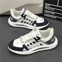 s欧洲站夏季新款网面透气舒适休闲轻便摇摇鞋男潮流四道杠网红zmd