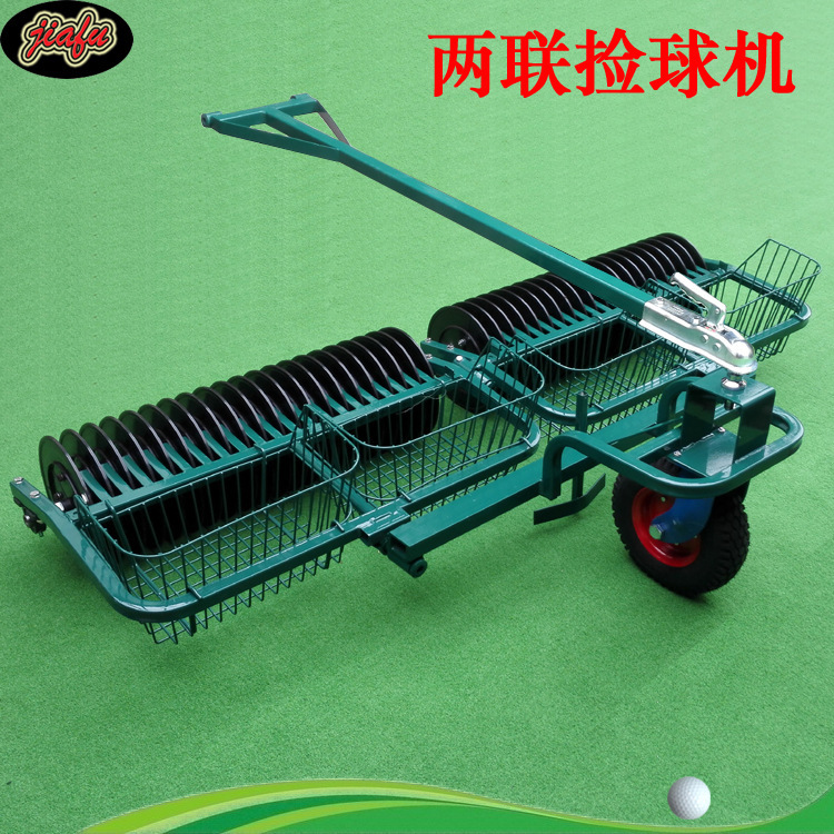 Two-link ball picker golf driving range machine push automatic ball picker 4 baskets 40 ball picker ball collecting equipment Two-link ball picker golf driving range machine push automatic ball picker 4 baskets 40 ball picker ball collecting equipment