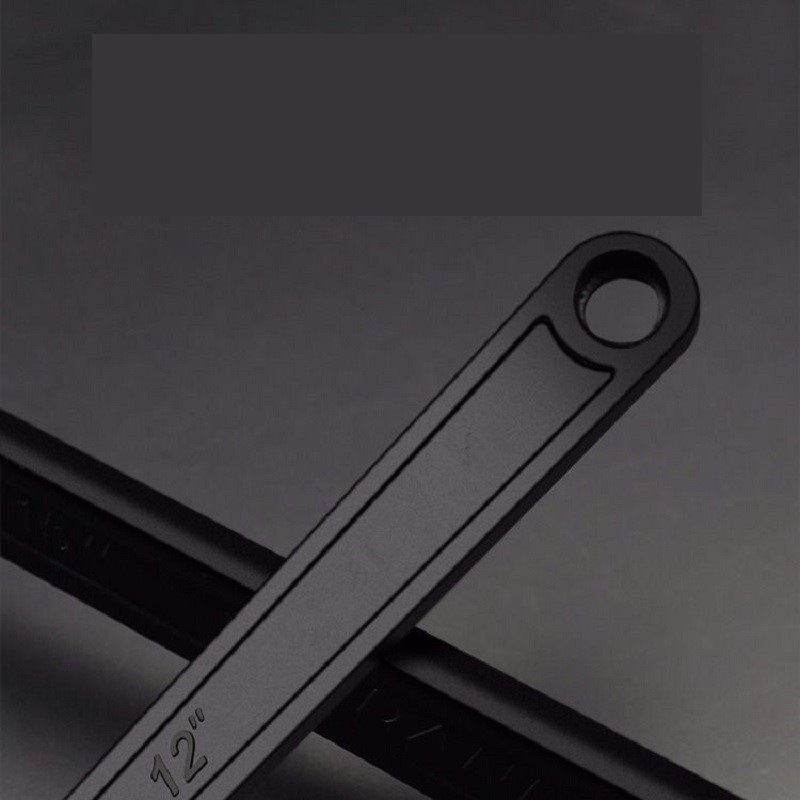 Fábrica negro cepillado llave ajustable llave abierta herramientas de hardware gran apertura ajustable