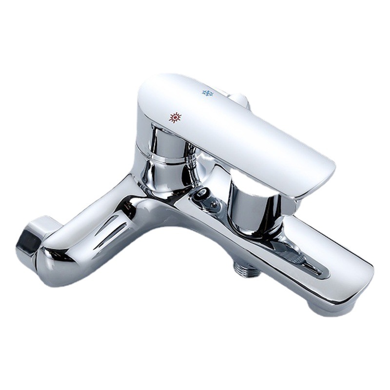 Latón de dos engranajes triple ducha grifo traje simple rack de almacenamiento de agua parada ducha de mano varilla de elevación del hogar