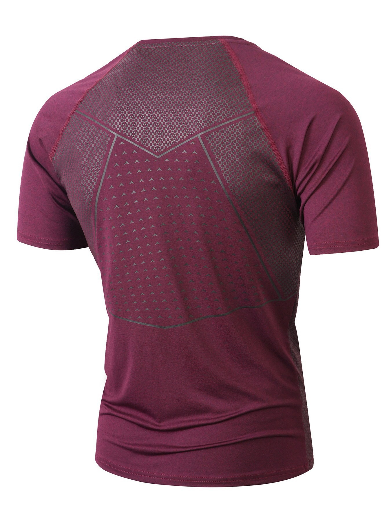 Men's Clothing Men's Fitness Sports T-Shirt Style Tight Fit Casual Short Sleeve Training Clothes For Formal & Casual_viptrois.com