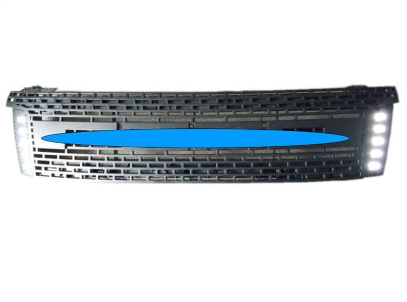 Suitable for 12-14 Ford FORD ranger net modification front face T6 pickup truck with light net grille