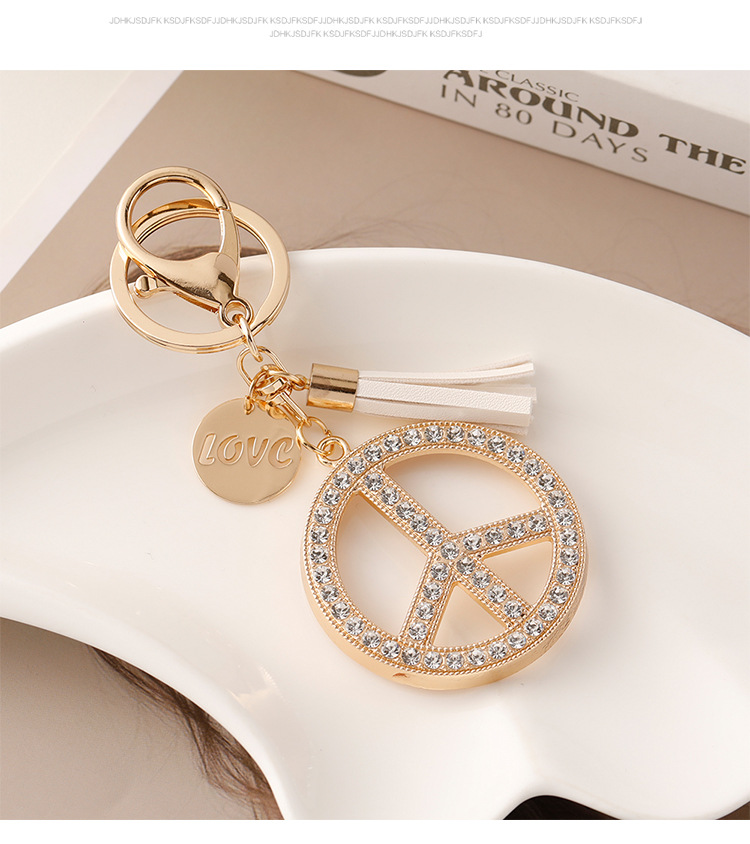 New Style Alloy Geometric Unisex Bag Pendant Keychain display picture 4