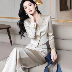 气质一整套穿搭高级感漂亮显瘦时尚小香风西装外套裤子套装女秋季