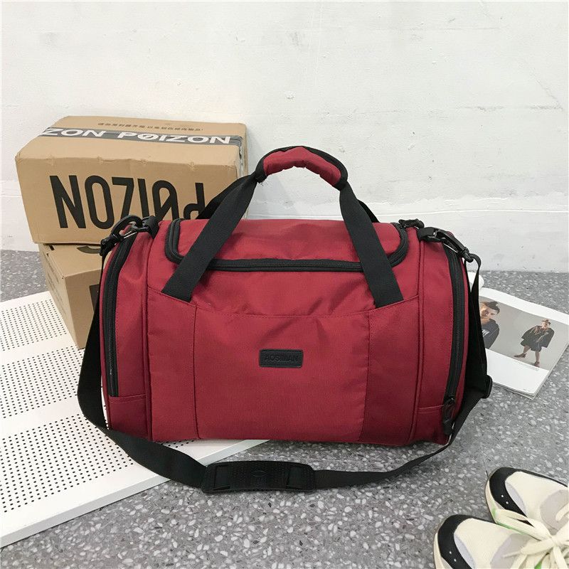 Reisegepäck mit großem Fassungsvermögen, tragbare One-Shoulder-Reise- und Geschäftsreise-Fitnesstasche für Herren, Platz für Schuhe_voghion.com