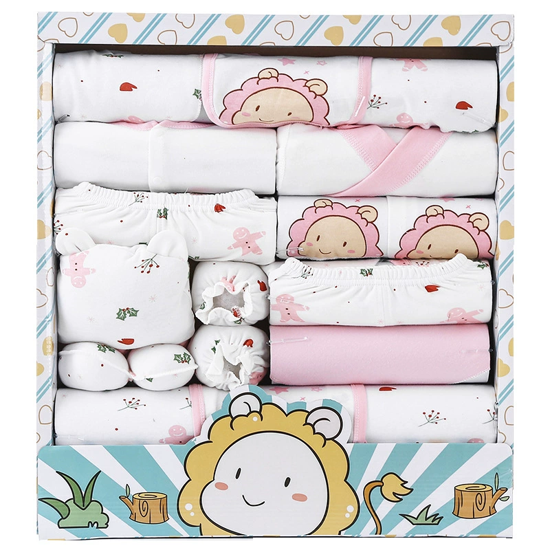 Overall for new born for baby, cotton demi-season set, children's gift box, Birthday gift