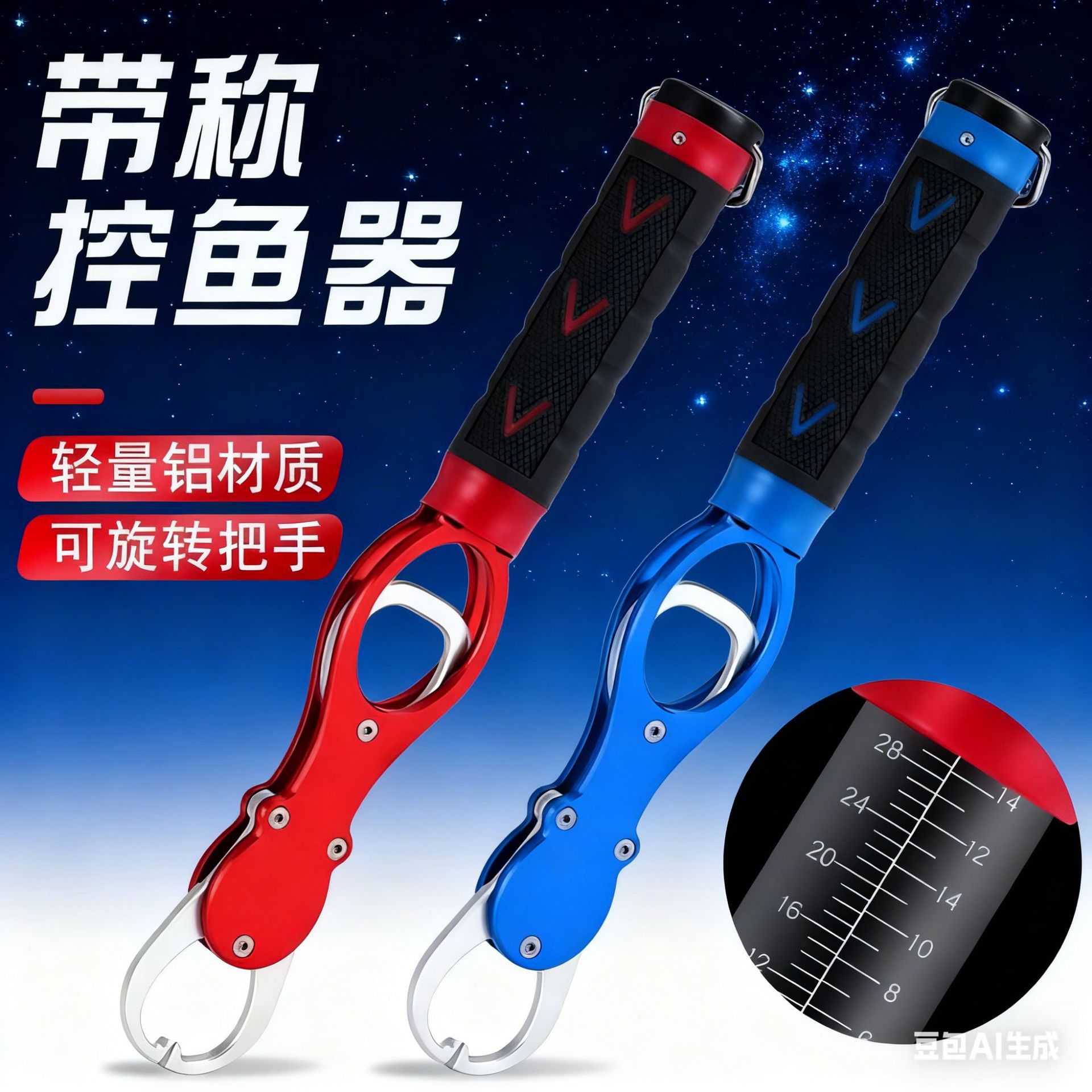 Fishing Pliers with Scale, Fishing Clip, Multi-Functional Pliers Set, Fish Rod, Fish Rod Control, Wholesale Fishing