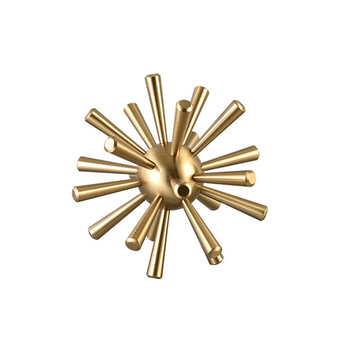 Sample House Villa Hotel Decor Alloy Ball Home Study Living Room Creative Accent Sea Urchin Ball Ornament