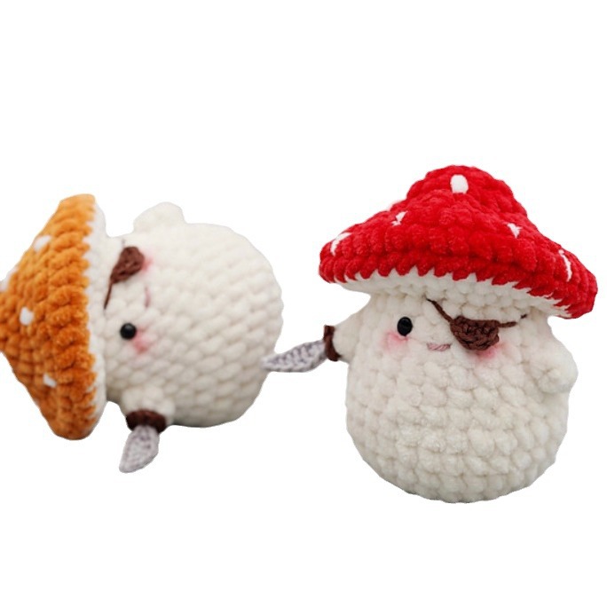 코바늘 인형 만들기 DIY 뜨개질 재료 키트 호박 감자 꽃 장식 소품