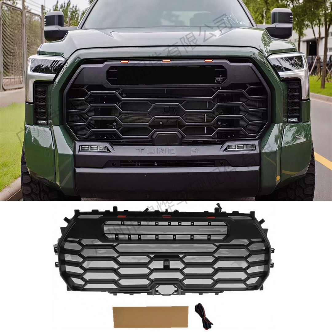 Suitable for 2022-2025 Toyota Tundra, modified TRD style grille replacement, decorative ABS material