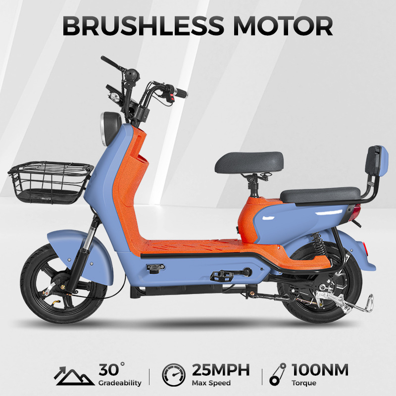 Comercio exterior transfronterizo coche de batería doble e-bike coche eléctrico portátil 48V Shenniu bicicleta eléctrica de dos ruedas