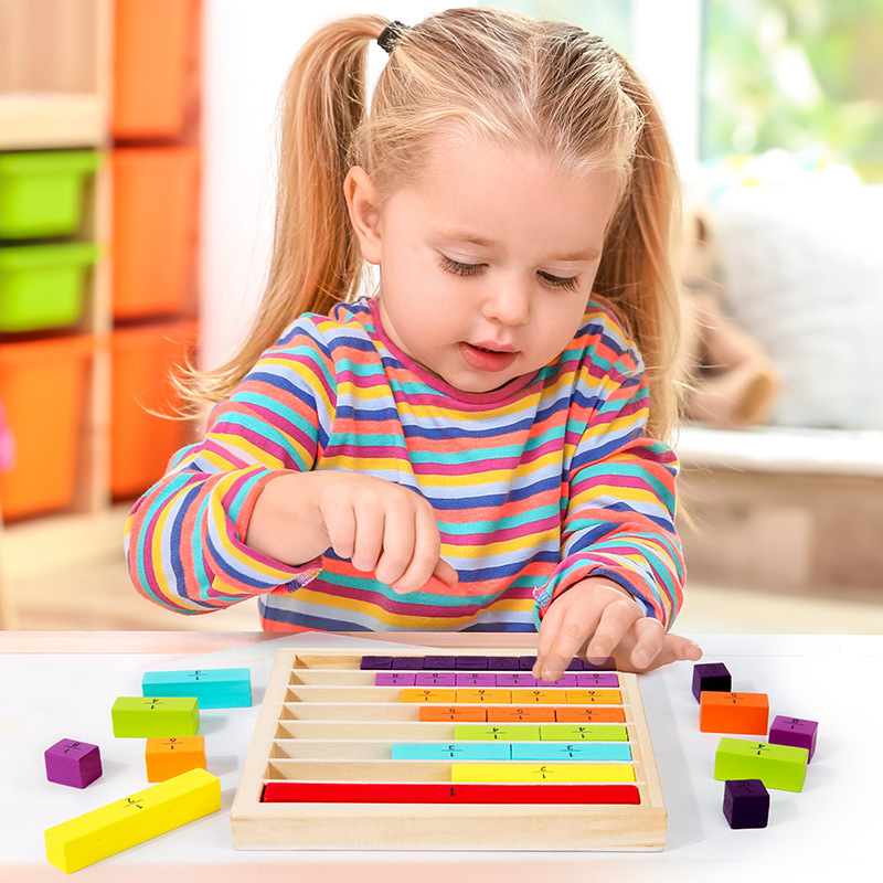 Rompecabezas de madera para niños Matemáticas Rompecabezas de descomposición de números de madera