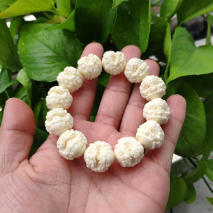 Authentic genuine goods text play ivory fruit brave on demand hand piece imitation mammoth ivory men's and women's hand string craft