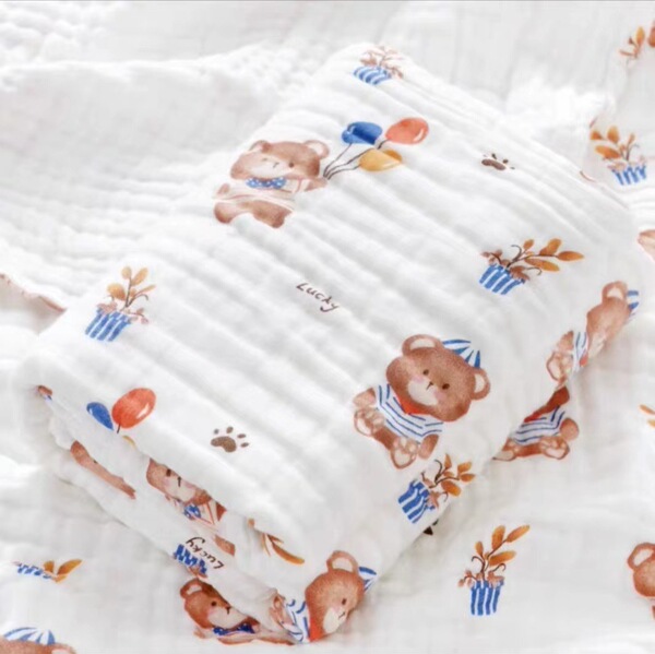 Children's gauze soft bath towel