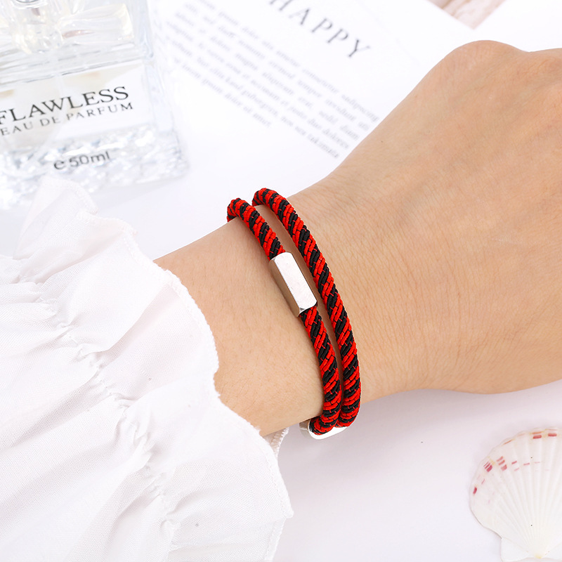 stainless steel Milan rope simple bracelet jewelry wholesale Nihaojewelry