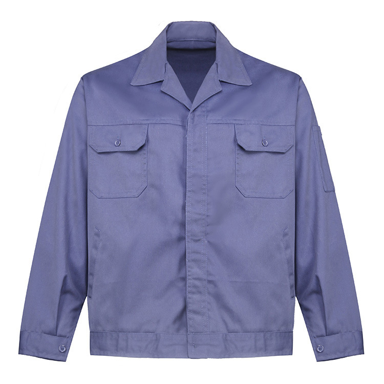 长袖工作服套装 男女工地秋冬季反光条工厂汽修上衣劳保服