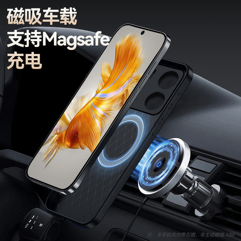 Redmi Note15Pro+ビジネスレザー調マグネット式スマホケースK80Ultra完全保護耐衝撃カバー|undefined